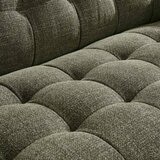 Isla Green Fabric Large 3 Seater Sofa