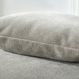 Aiden & Ivy Sereen Beige Fabric Armless Chair