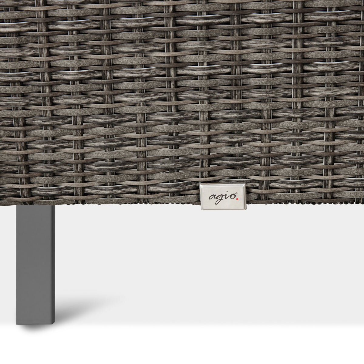 Agio Maricopa 7 Piece Woven Dining Set with Padded Seats + Cover