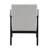 Gallery Neyland Mottled Stone Linen Armchair