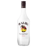 image of bottle of malibu rum with coconut flavour