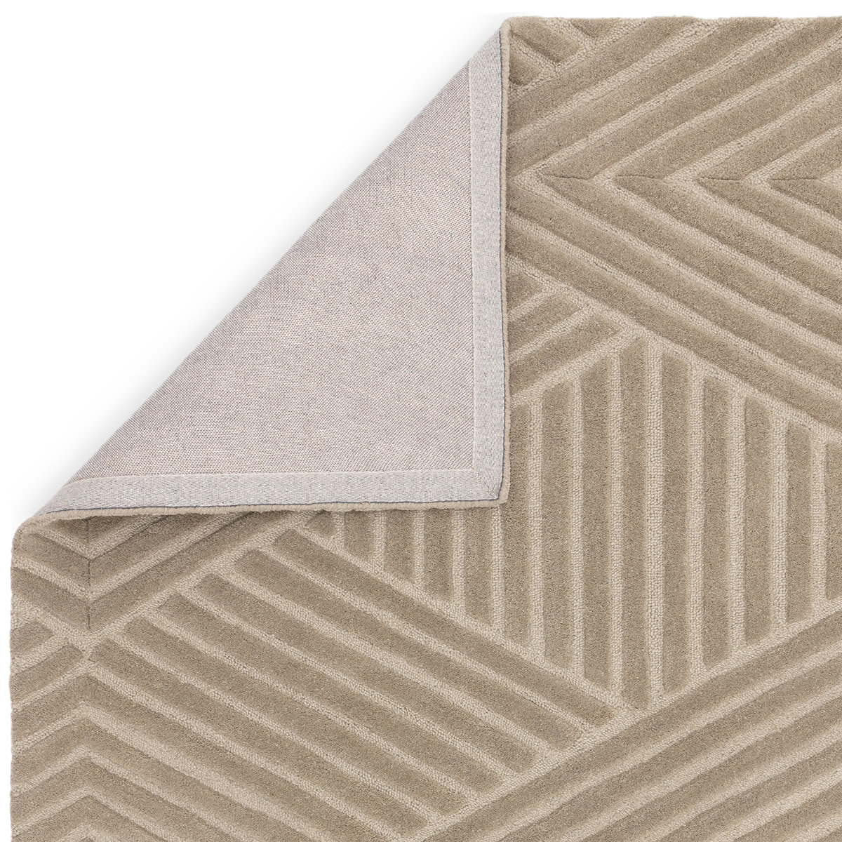Hague Collection Taupe Rug, 200 x 290 cm