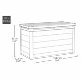 Keter Cortina 757 Litre (200 Gallon) Outdoor Storage Deck Box