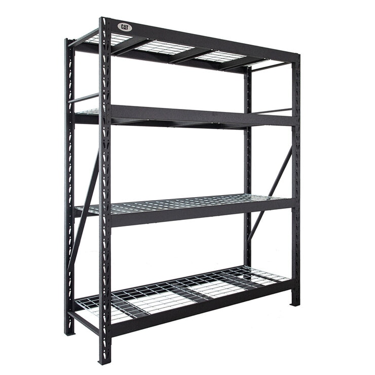 CAT 4 Level Industrial Level Rack in Black CAT 4 Level Industrial Level Rack in Black