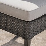 SunVilla Vineyard 7 Piece Wicker Dining Set + Cover