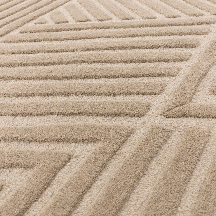 Hague Collection Taupe Rug, 200 x 290 cm