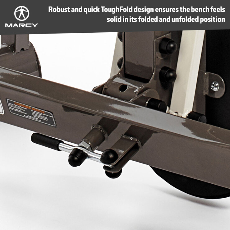 Marcy MWB-70205 Folding Olympic Barbell Bench with Rear Squat Rack Marcy MWB-70205 Folding Olympic Barbell Bench with Rear Squat Rack