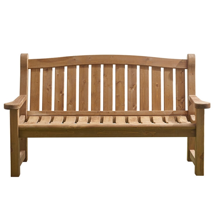 Anchor Fast 3 Seater Pine Wood Bench Anchor Fast 3 Seater Pine Wood Bench