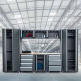 Hilka 24 Gauge Steel 9 Piece Cabinet Set