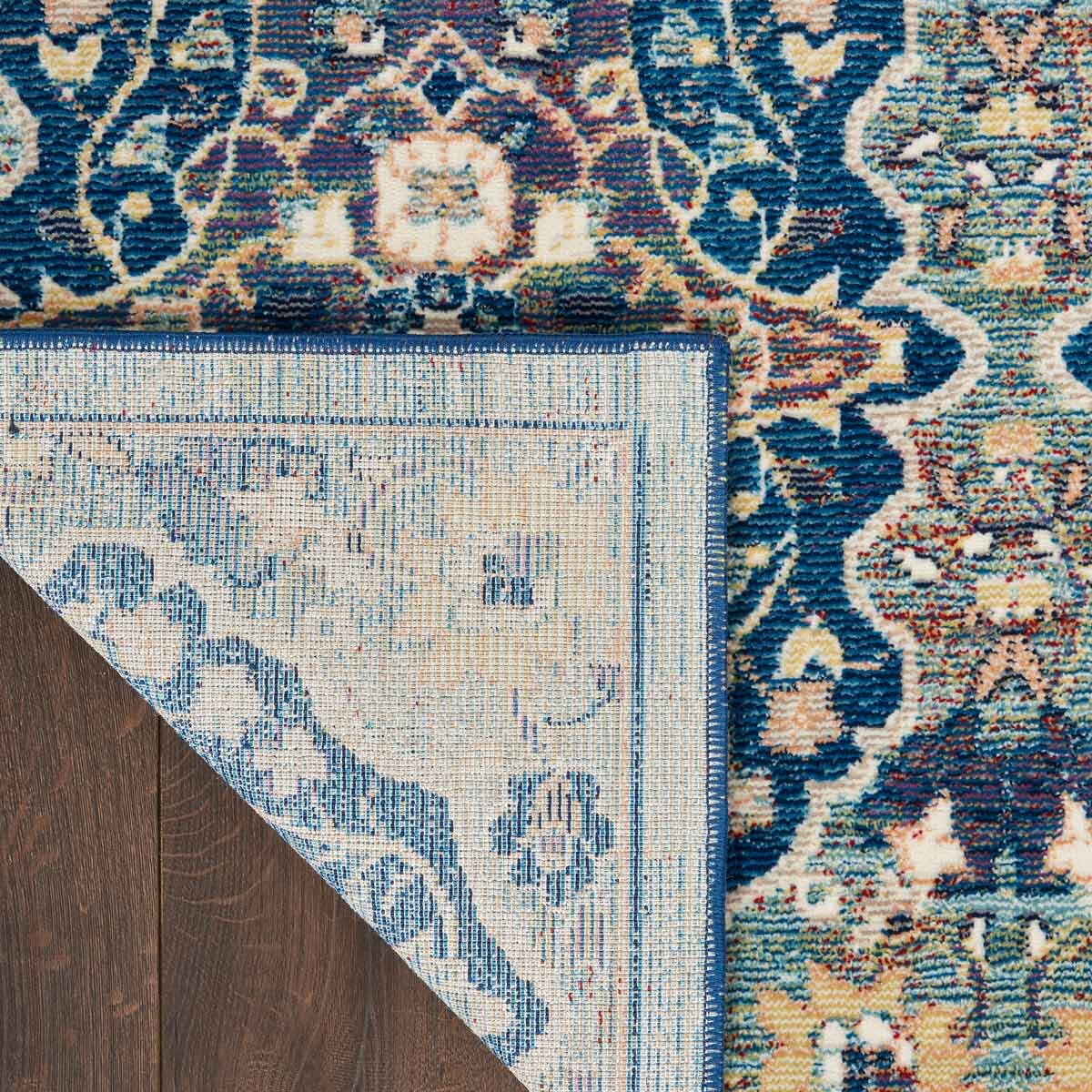 Ankara Global Collection Blue Patterned Rug, 160 x 229 cm