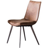 Gallery Hinks Brown Faux Leather Dining Chair, 2 Pack