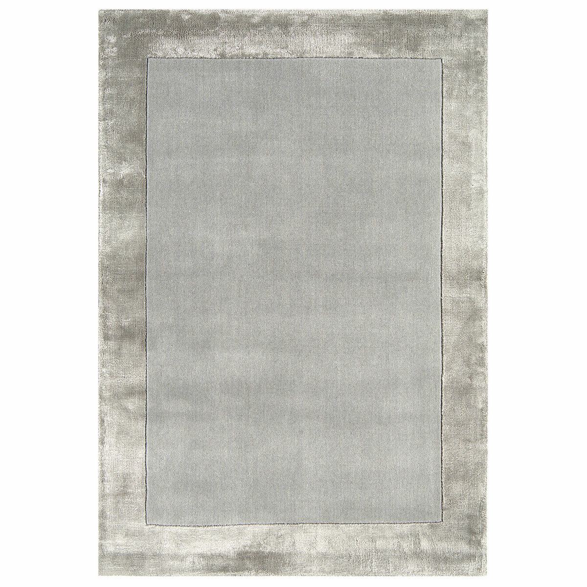 Ascot Rug in Silver, 160 x 230 cm