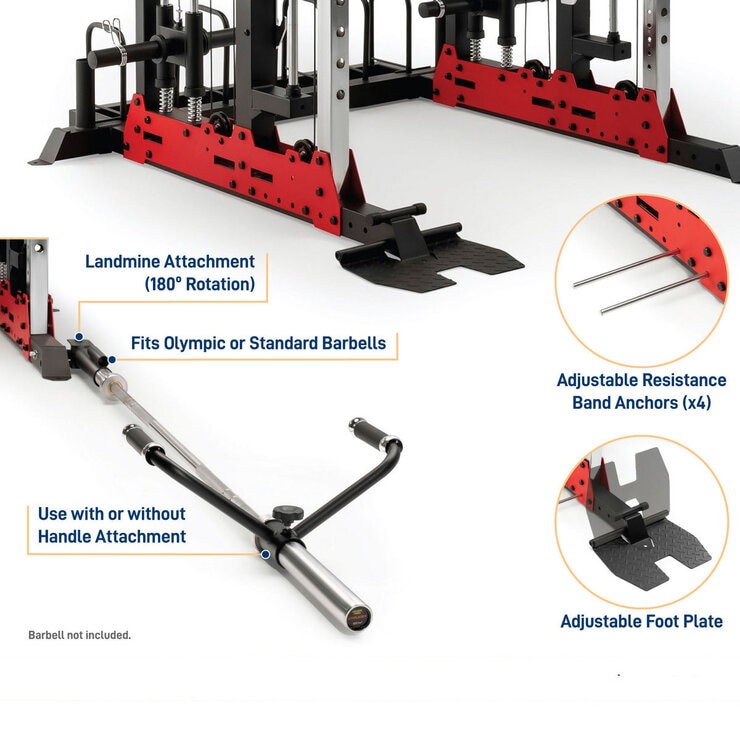 Marcy SM-7553 Pro Deluxe Smith Cage Home Gym System Marcy SM-7553 Pro Deluxe Smith Cage Home Gym System