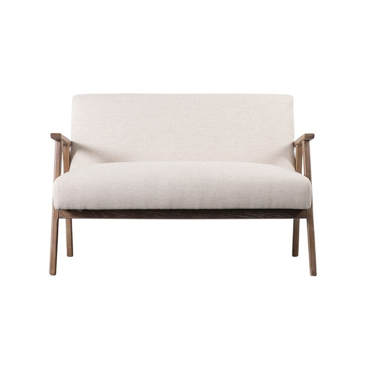Gallery Neyland Natural Linen 2 Seater Sofa Gallery Neyland Natural Linen 2 Seater Sofa