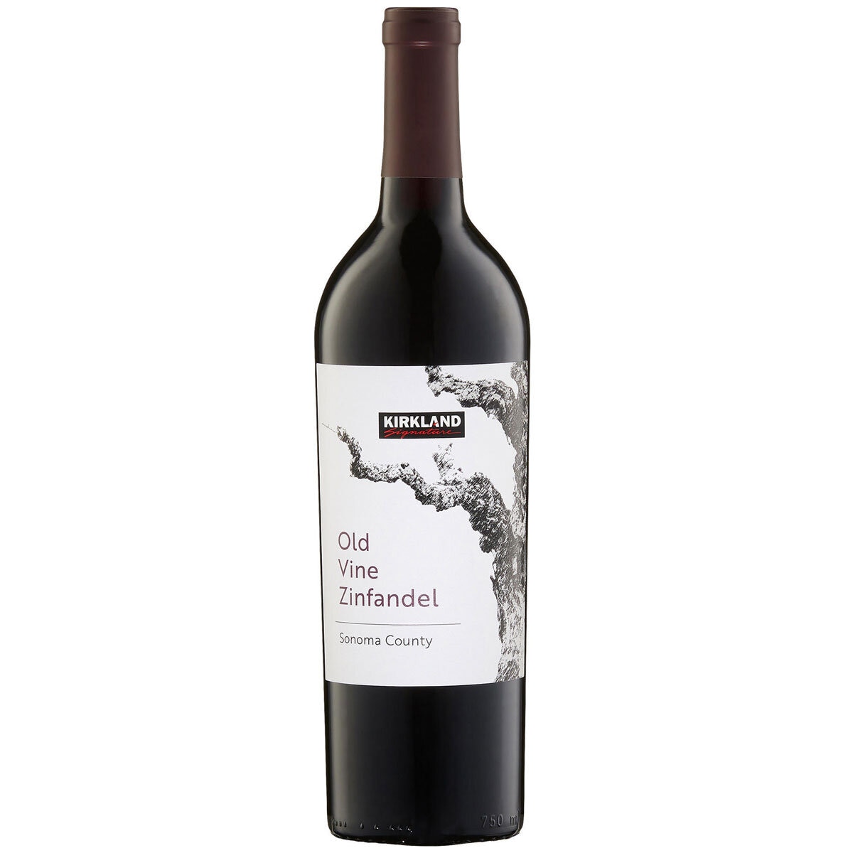 Image of bottle of Kirkland Signature Old Vine Zinfandel