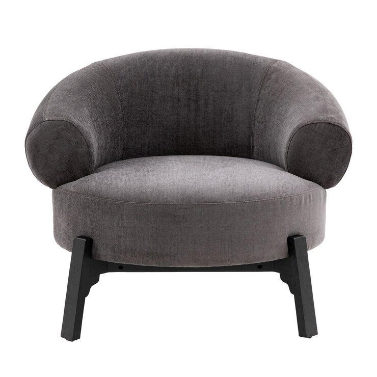 Gallery Ardo Grey Velvet Armchair Gallery Ardo Grey Velvet Armchair