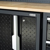 Hilka Garage Pro+ 24 Gauge Steel 9 Piece Cabinet Set