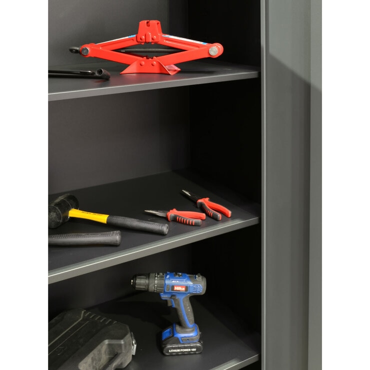 Hilka Garage Bundle 14 Piece Corner & Cabinet Storage Set