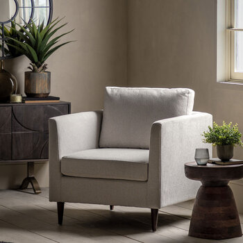 Gallery Gateford Cream Fabric Armchair