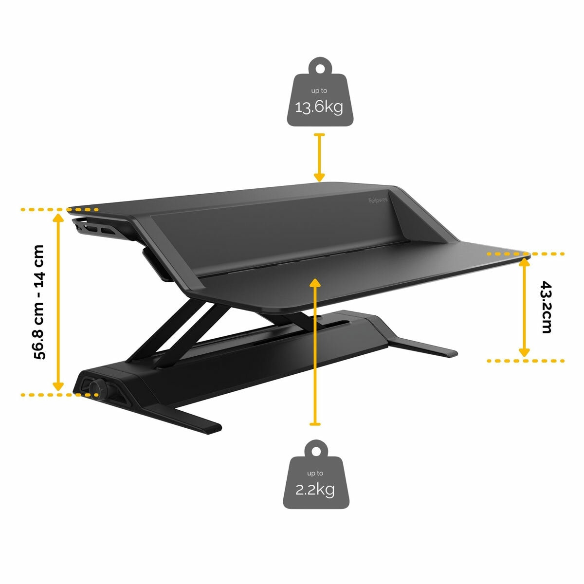 Fellowes Lotus™ Sit-Stand Workstation