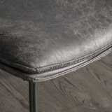 Gallery Hinks Grey Faux Leather Dining Chair, 2 Pack
