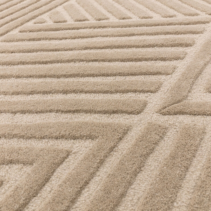 Hague Collection Taupe Rug, 160 x 230 cm