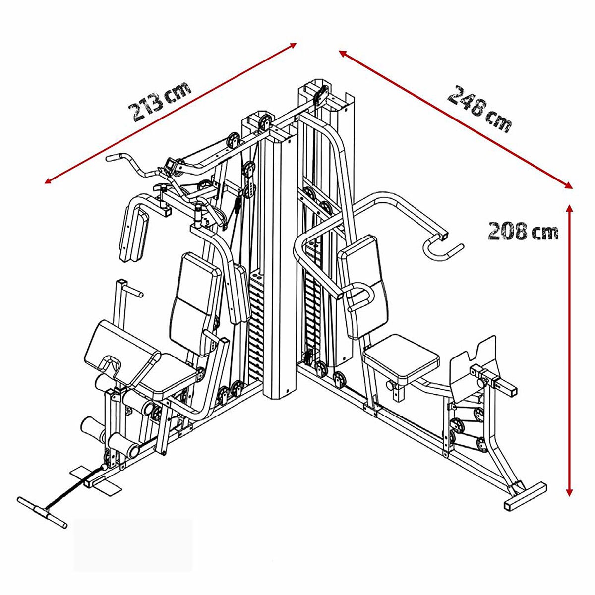 Marcy GS99 Dual Stack Home Multi Gym