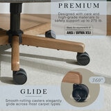 Henredon Murphy Fabric Office Chair, Grey