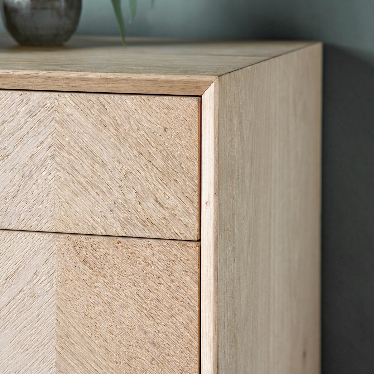 Gallery Milano Oak 6 Drawer Chest of Drawers