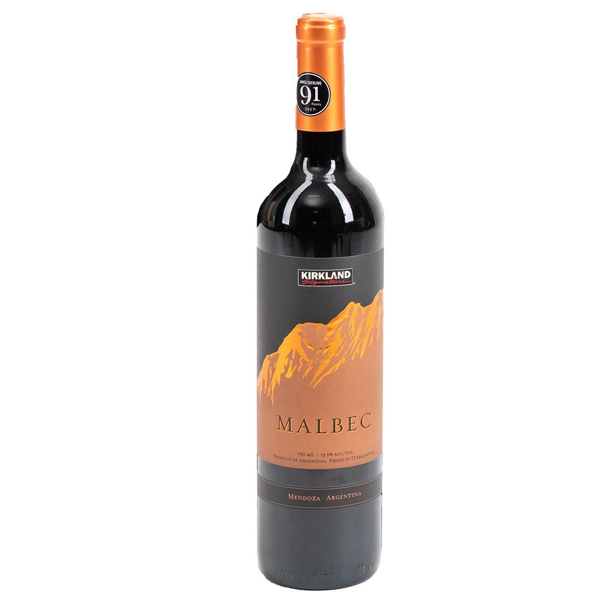 Kirkland Signature Mendoza Argentina Malbec 2021, 75cl
