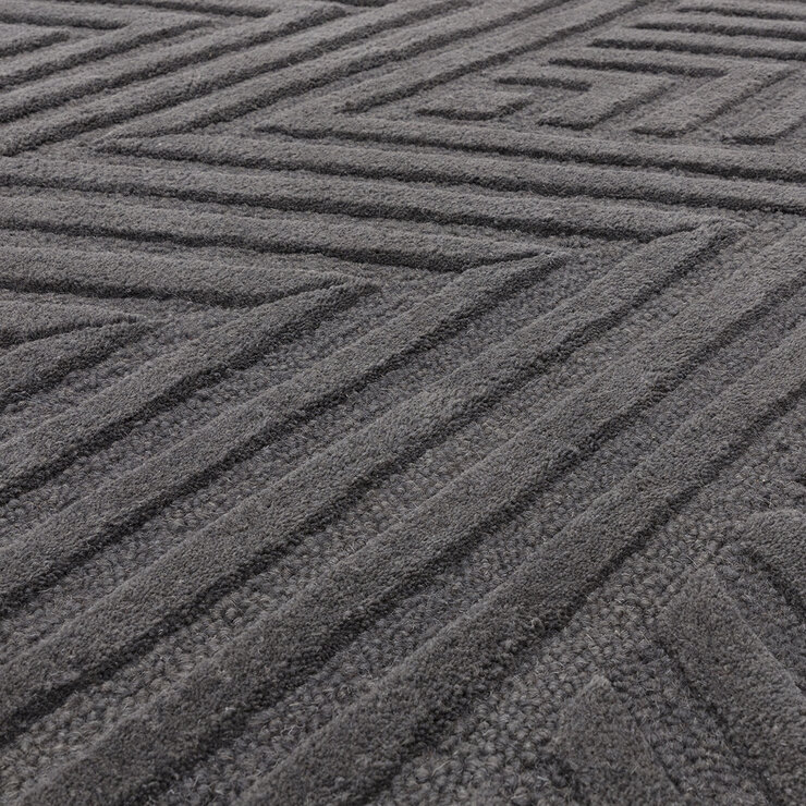 Hague Collection Charcoal Rug, 200 x 290 cm