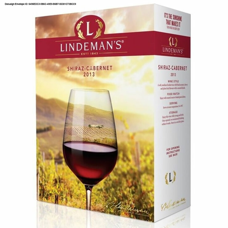 Lindemans Shiraz Cab BIB, 3L