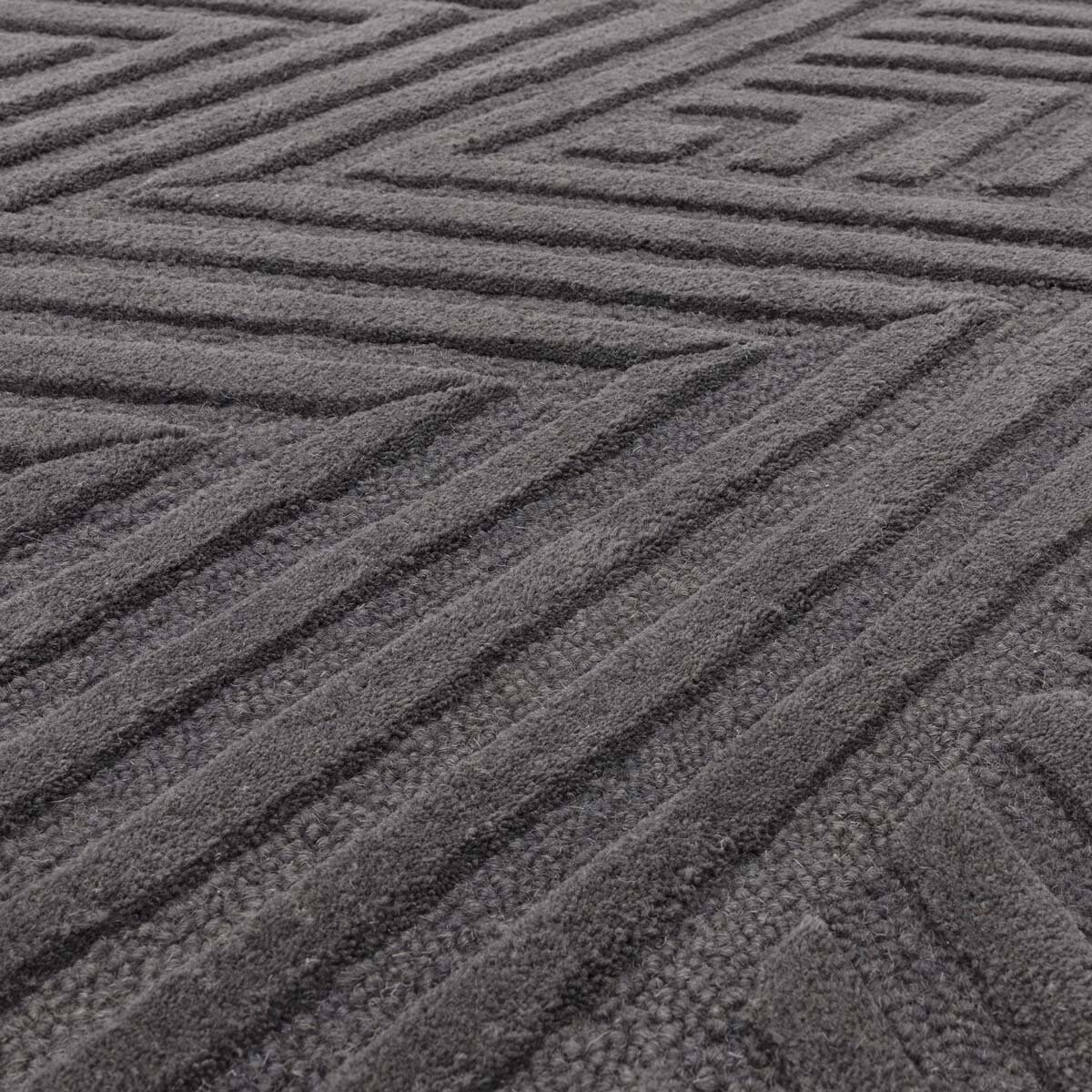 Hague Collection Charcoal Rug, 160 x 230 cm