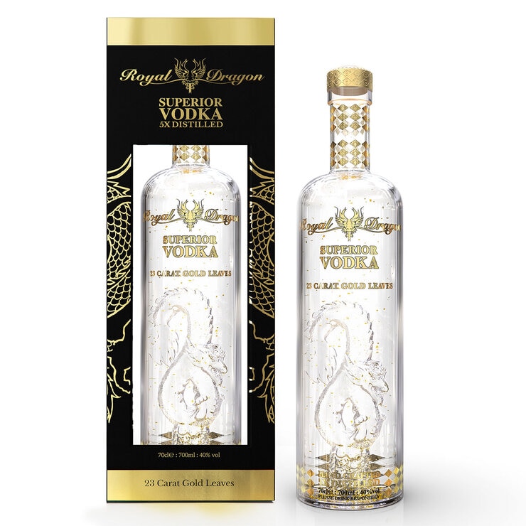 その他  Dragon SUPERIOR VODKA 5X DISTILLED Royal Dragon Superior Vodka 5X Distilled Good Luck Edition