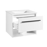 Ove Camila 600mm Wide Wall Mounted Vanity in Matte White