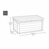 Keter Cortina 570 Litre (150 Gallon) Outdoor Storage Deck Box