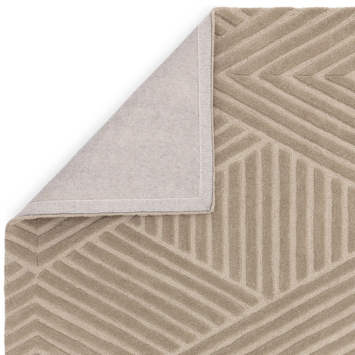 Hague Collection Taupe Rug, 160 x 230 cm