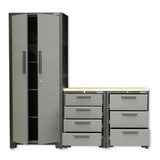 Hilka 24 Professional Gauge Steel 4 Piece Modular Cabinet Set