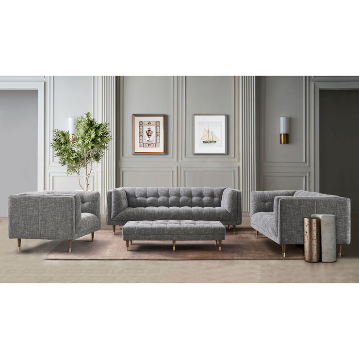 Isla Grey Fabric Armchair Isla Grey Fabric Armchair