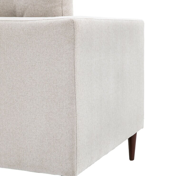 Gallery Gateford Cream Fabric 3 Seater Sofa Gallery Gateford Cream Fabric 3 Seater Sofa