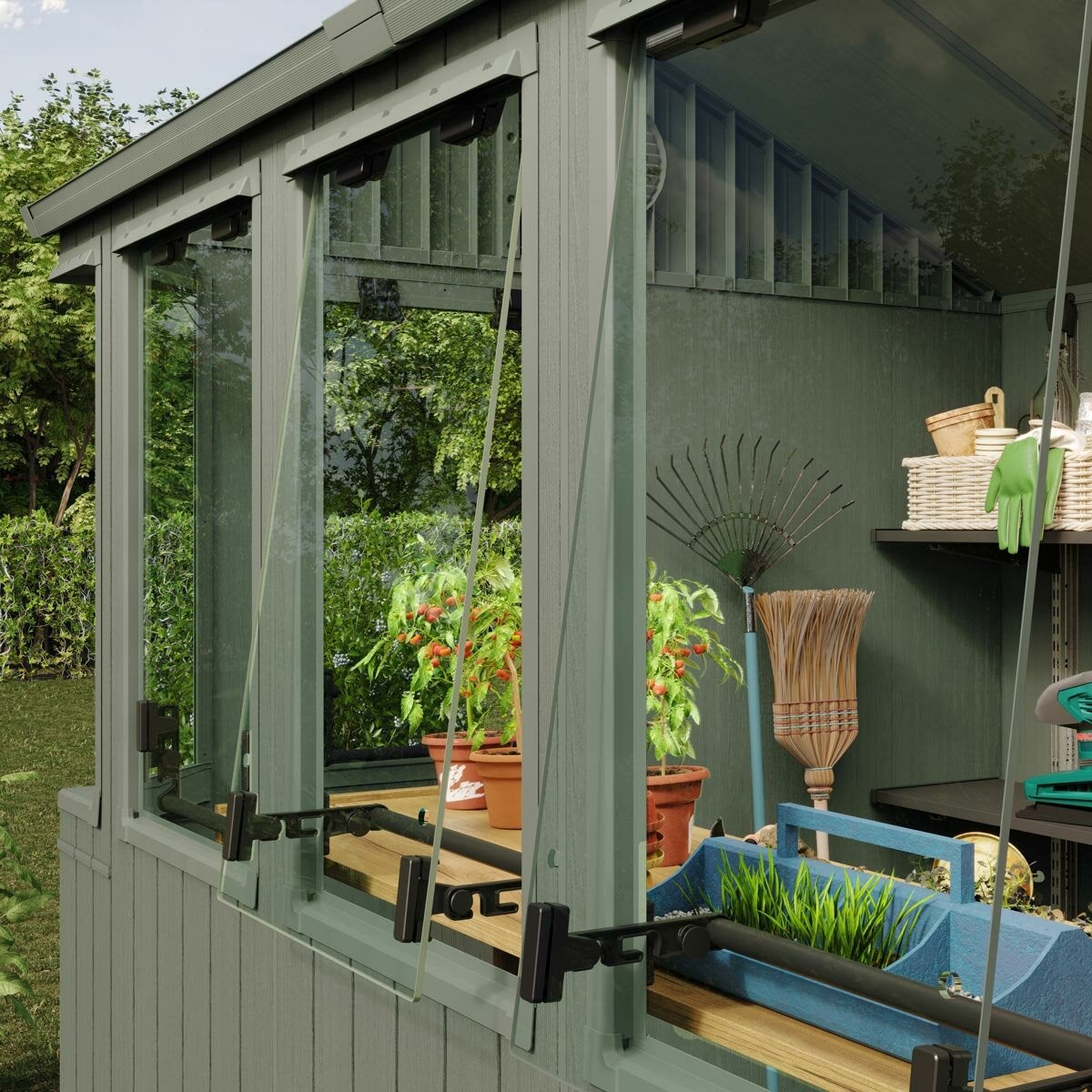 Keter 6ft 3" x 8ft (1.9 x 2.4m) Potting Shed Keter 6ft 3" x 8ft (1.9 x 2.4m) Potting Shed