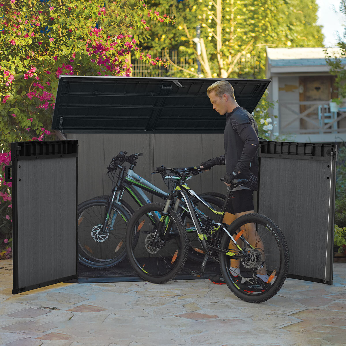 Keter Cortina Mega Store 6ft 3" x 3ft 7" (1.9 x 1.1m) Horizontal 2,020 Litre Storage Shed