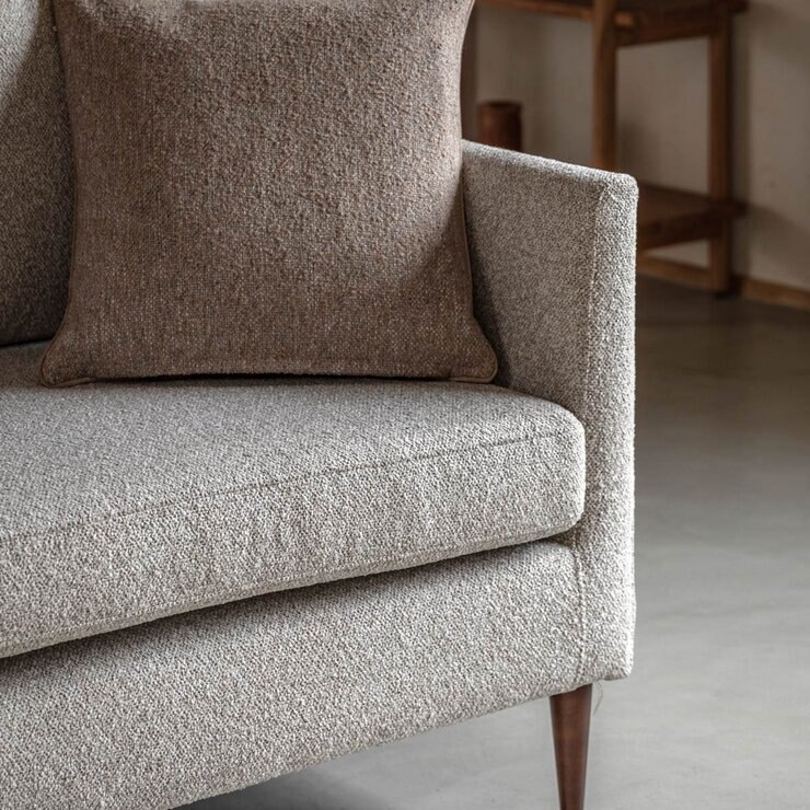 Gallery Gateford Cream Fabric 3 Seater Sofa Gallery Gateford Cream Fabric 3 Seater Sofa