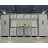 Hilka Professional 24 Gauge Steel 11 Piece Modular Cabinet Set