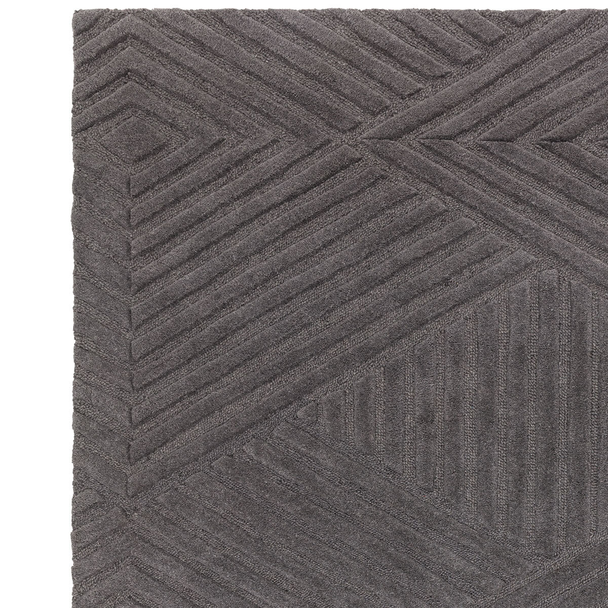 Hague Collection Charcoal Rug, 160 x 230 cm
