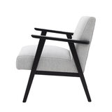 Gallery Neyland Mottled Stone Linen Armchair