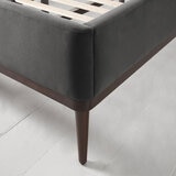 Swyft Bed 02 Charcoal Grey Velvet Bed Frame, 180 x 200 cm