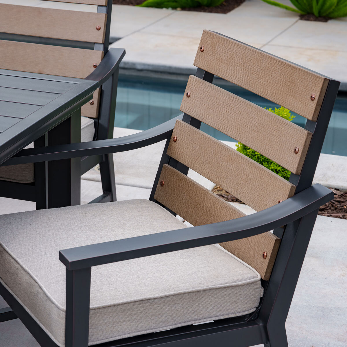 SunVilla Brookwood 9 Piece Cushioned Patio Dining Set + Cover