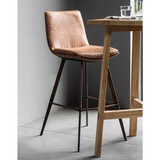 Gallery Henley Brown Faux Leather Bar Stool, 2 Pack