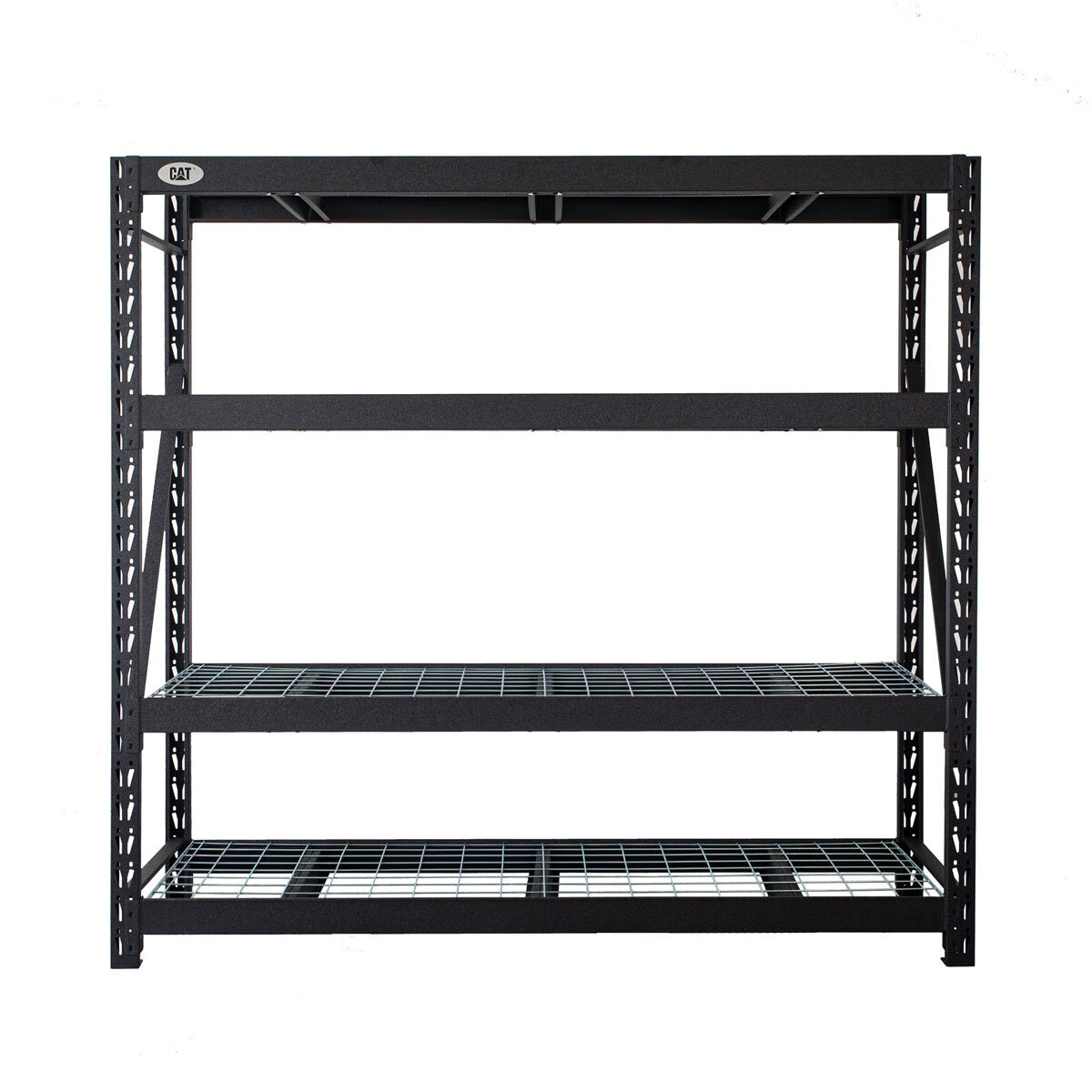 CAT 4 Level Industrial Level Rack in Black